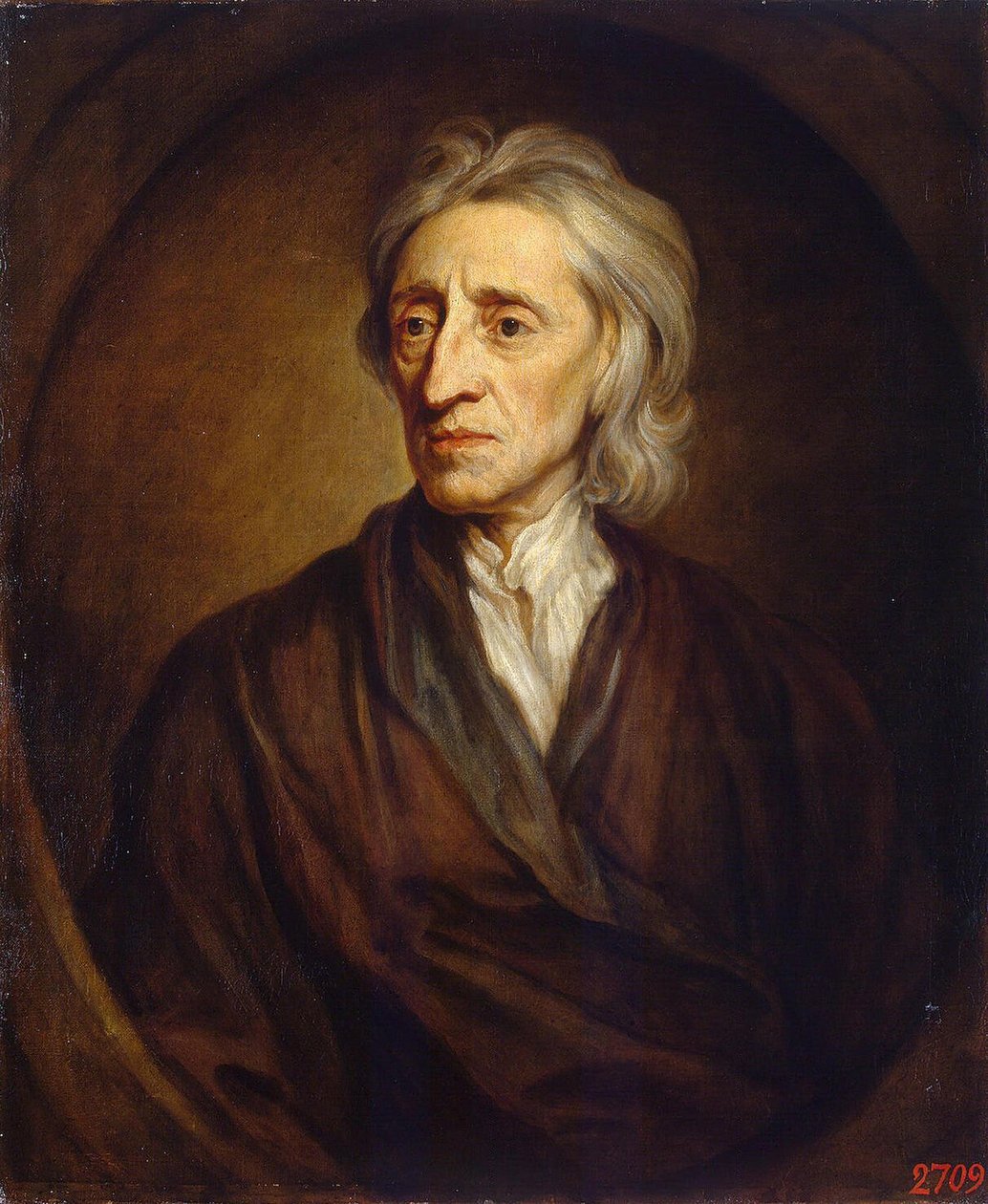 Portrét Johna Locka od Godfrey Kneller