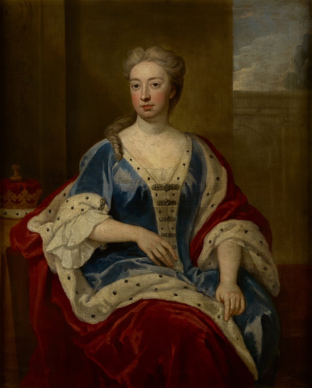 Portrét lady Elizabeth Percy, vévodkyně ze Somersetu od Godfrey Kneller