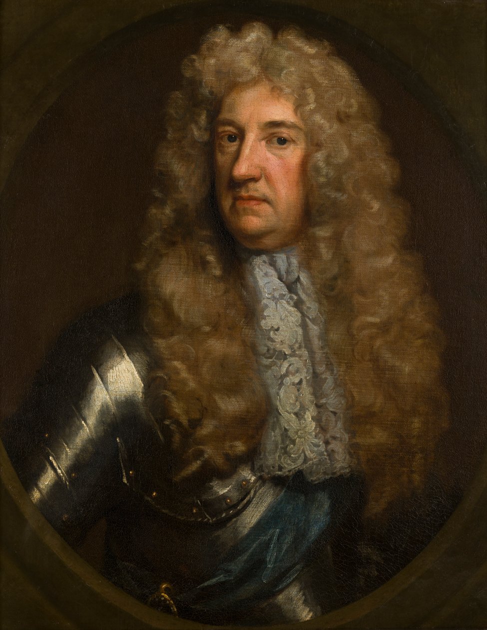 Portrét Williama Russella, 5. hraběte a 1. vévody z Bedfordu (1613-1700), kolem 1633-1700 (olej na plátně) od Godfrey Kneller