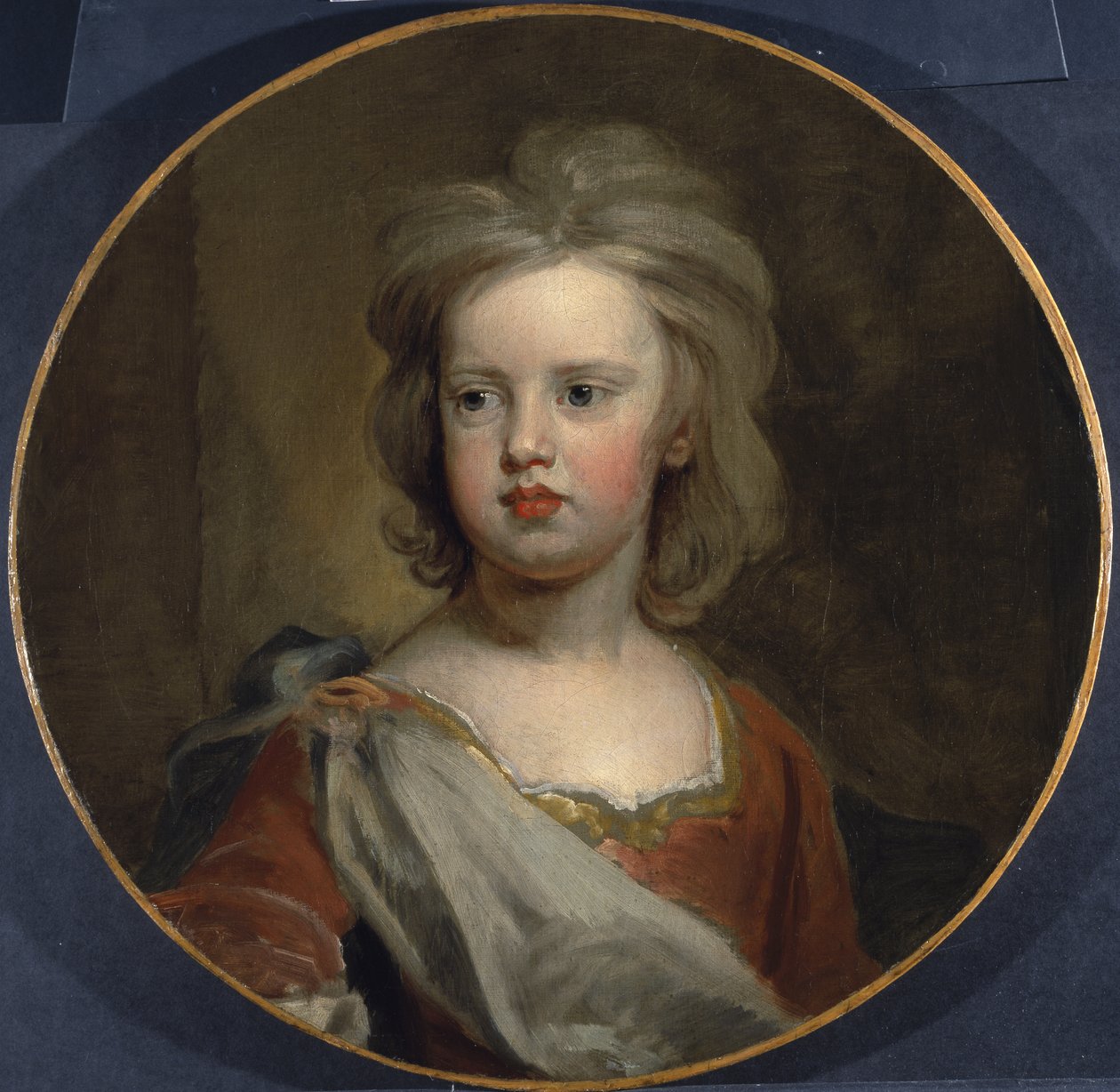 Portrét chlapce, cca 1700 (olej na plátně položeném na překližce) od Godfrey Kneller