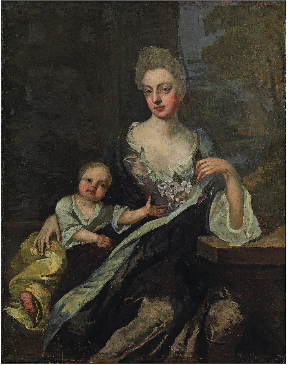 Portrét dámy od Godfrey Kneller