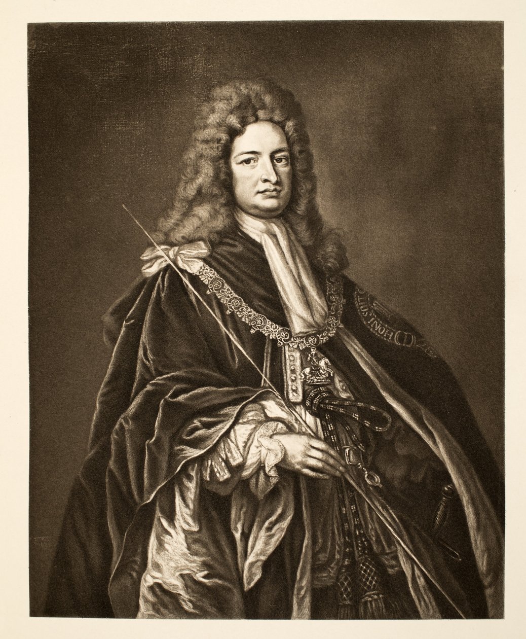 Robert Harley, hrabě z Oxfordu, hospoda. 1902 (kolotyp) od Godfrey Kneller