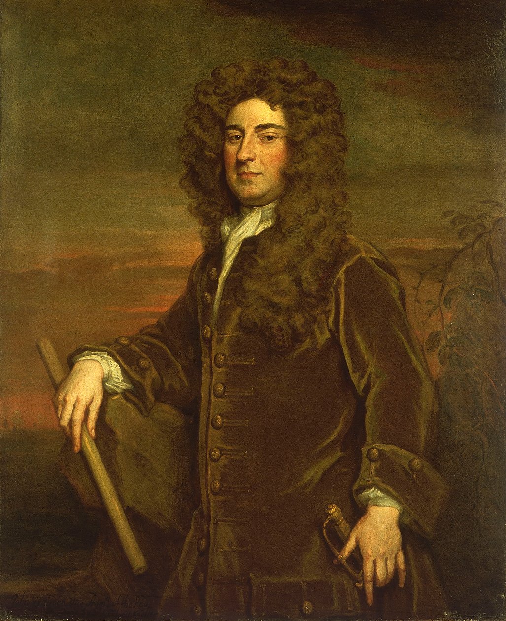 Viceadmirál John Graydon (asi 1666-1726), konec 17. až začátek 18. století (olejomalba) od Godfrey Kneller