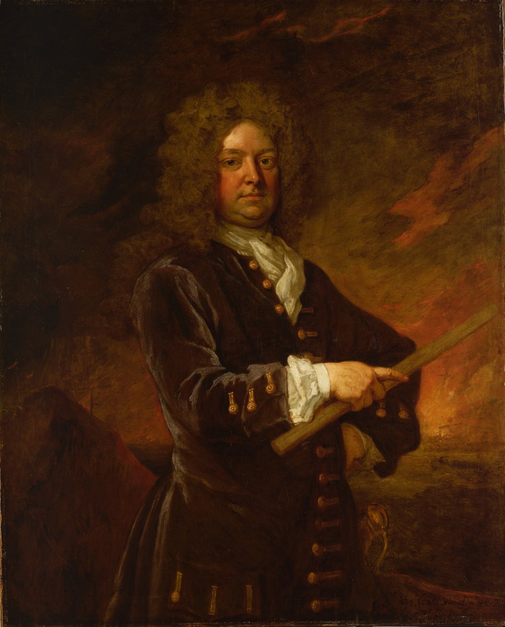 Viceadmirál sir John Leake (1656-1720), konec 17. až počátek 18. století (olejomalba) od Godfrey Kneller