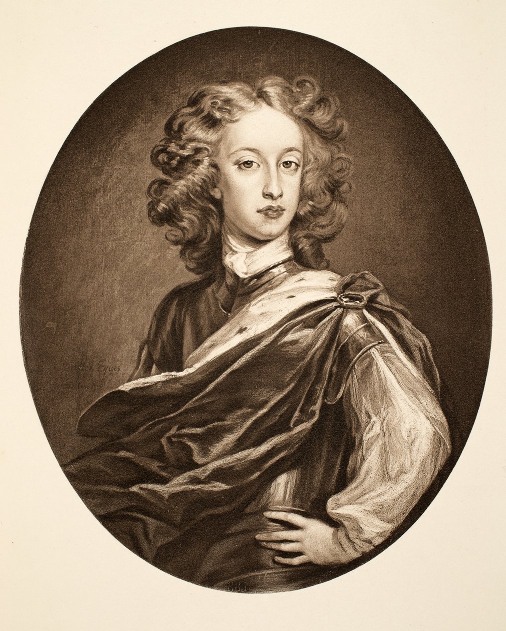 William, vévoda z Gloucesteru, hospoda. 1902 (kolotyp) od Godfrey Kneller