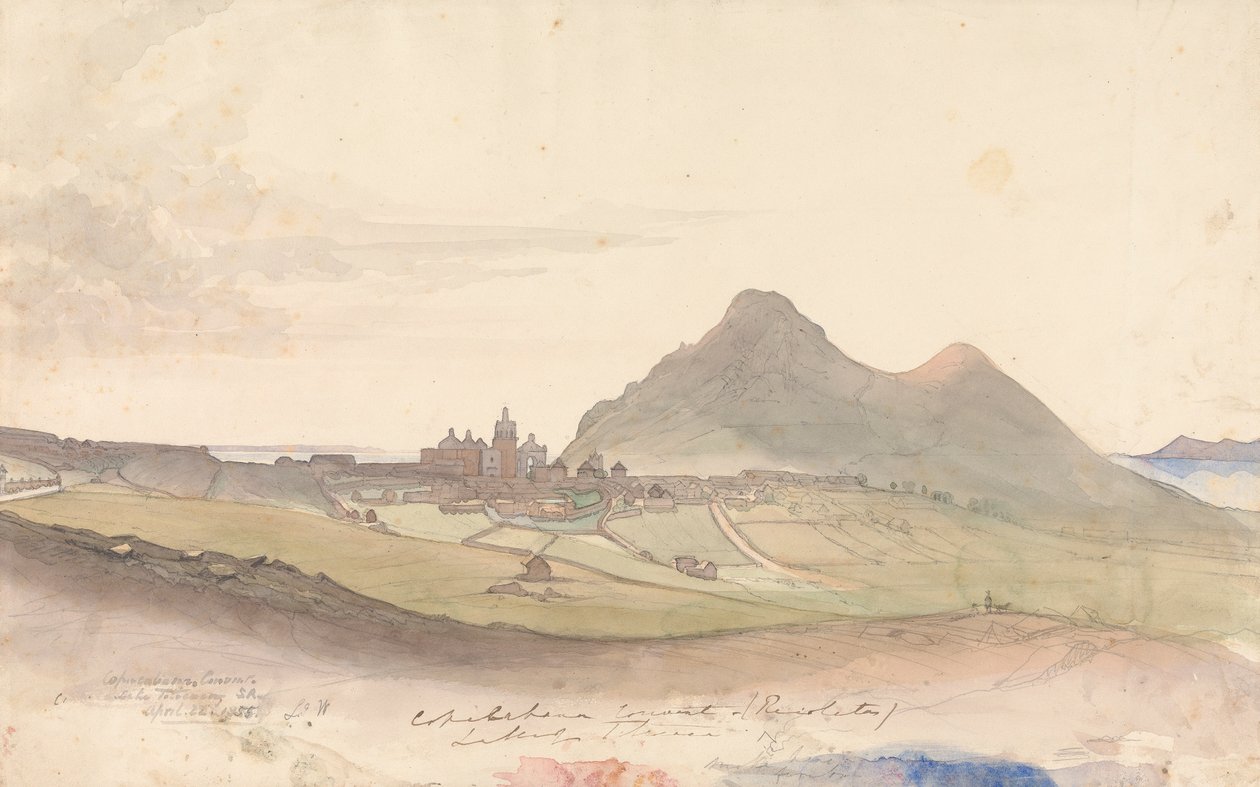Bazilika Panny Marie Copacabana, Bolívie od Godfrey Thomas Vigne