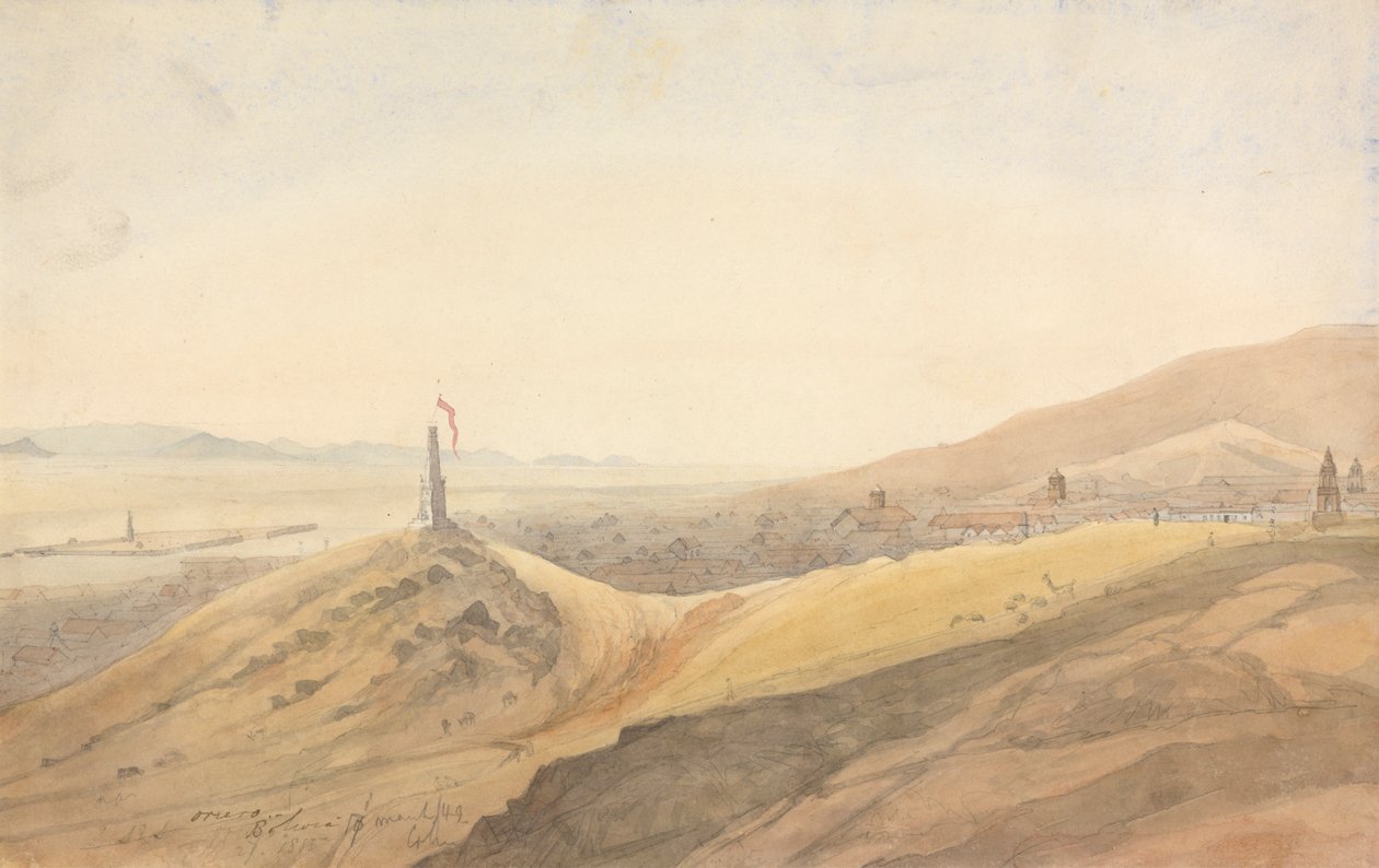 Oruro, Bolívie od Godfrey Thomas Vigne