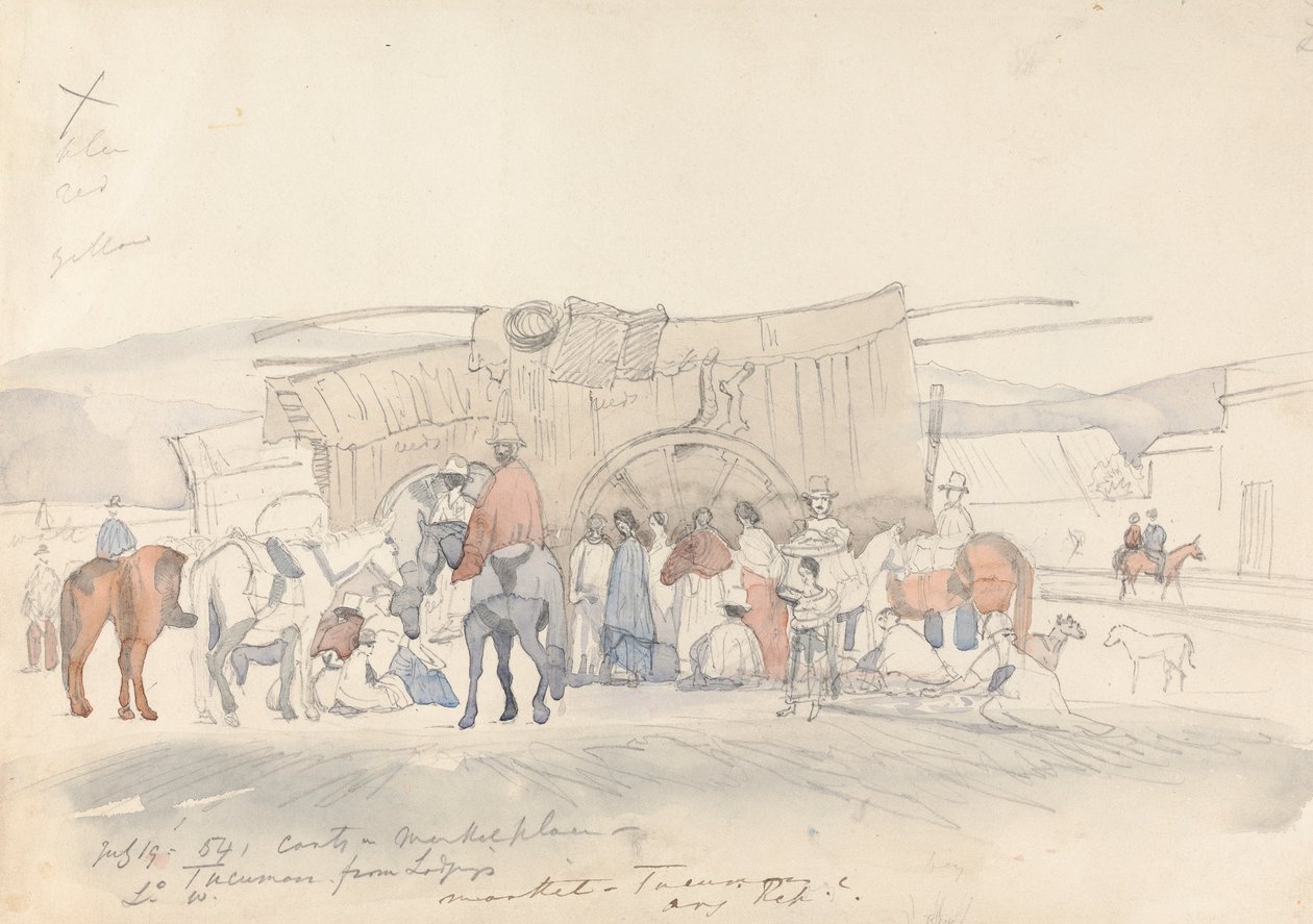 Tucuman, Argentina od Godfrey Thomas Vigne