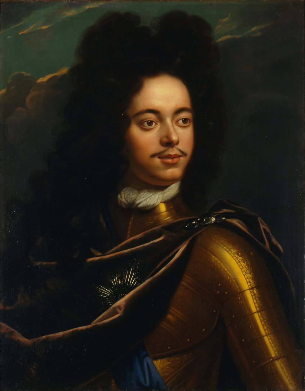 Portrét cara Petra Aleksejeviče od Godfried Schalcken
