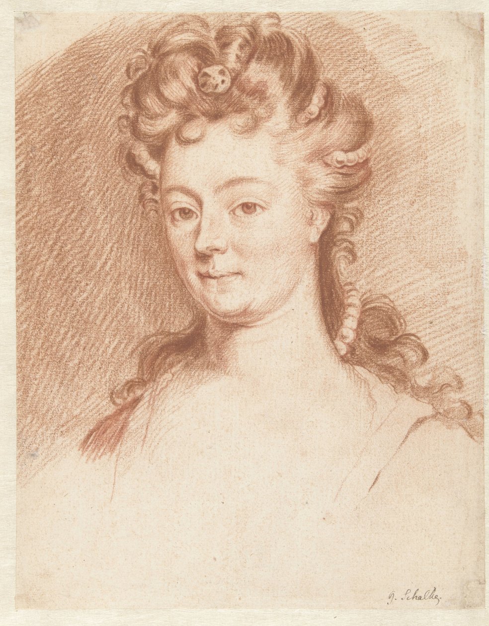 poprsí ženy od Godfried Schalcken