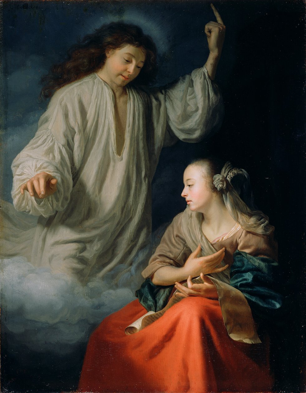 Zvěstování od Godfried Schalcken