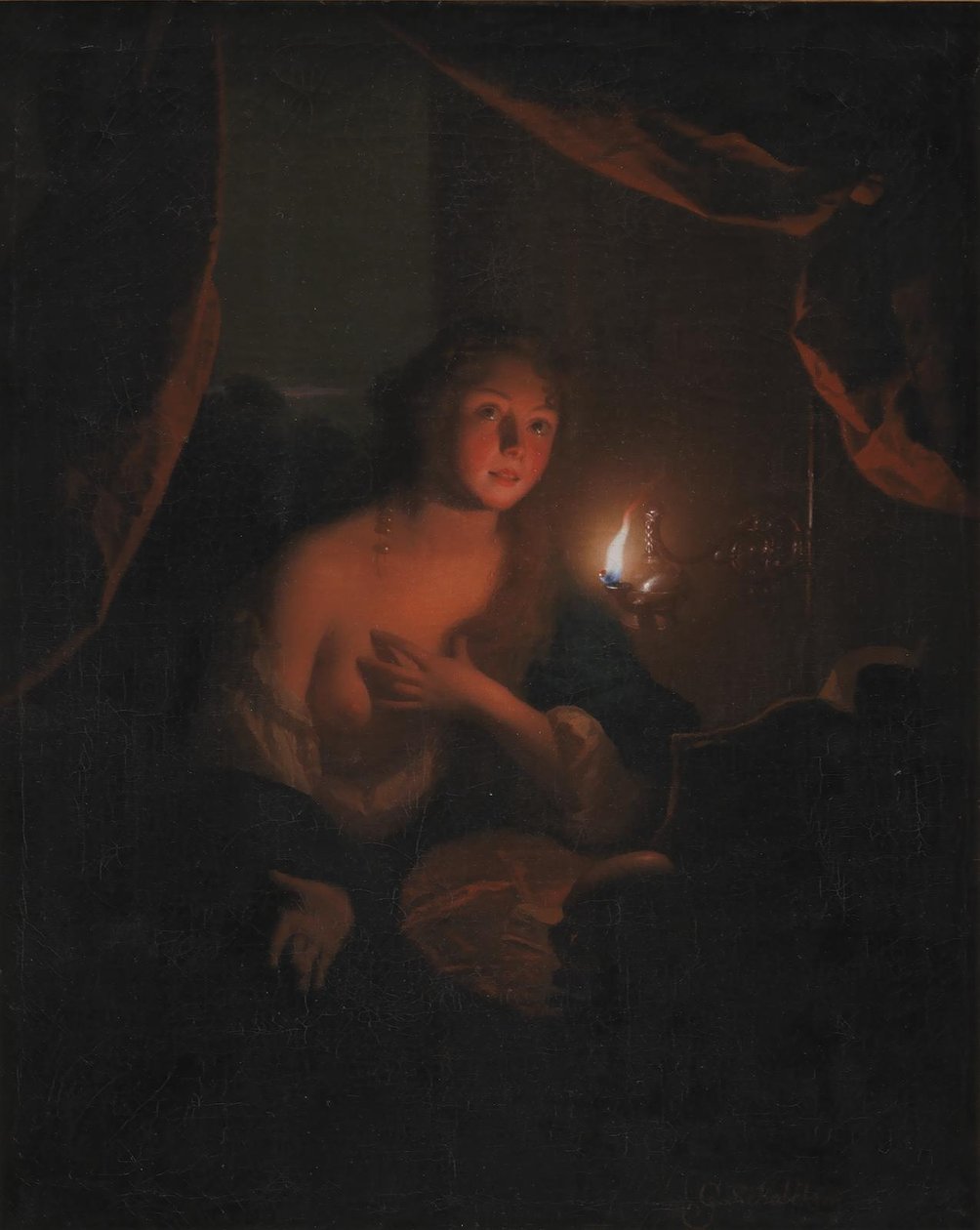 The Penitent Saint Mary Magdalene   1263432   cs       czech Successfully Translated  Original: De Spaanse dwerg Don Miguel Zorrero Tuerto, ca. 1710 Don Miguel Zorrero Tuerto Cavallero de las Trencedas de capatos, Padre del gran Capn. Covielllo, Pariente d od Godfried Schalcken