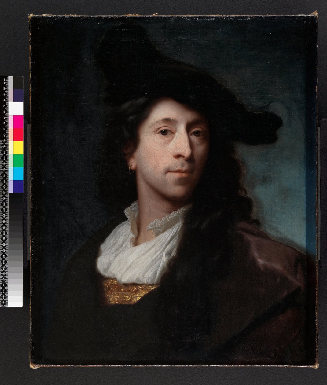 Autoportrét, před rokem 1706 od Godfried Schalcken