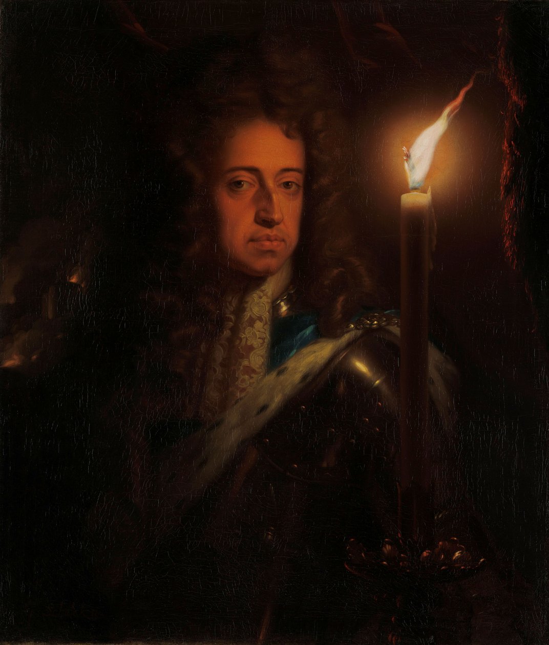 William Oranžský, král Anglie a Stadtholder, c. 1692-97 od Godfried Schalcken