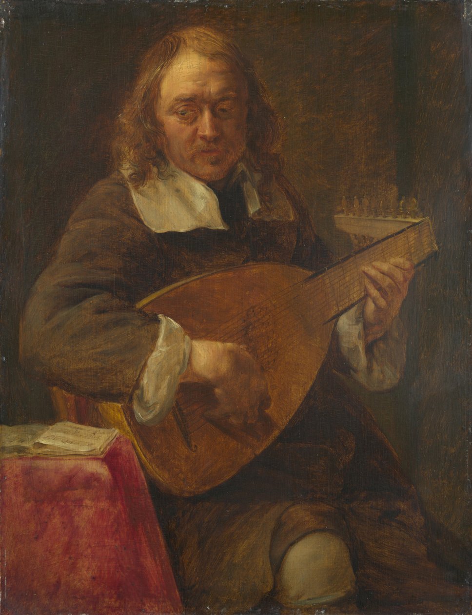 Sluch. Ze série The Five Senses, před rokem 1661. od Gonzales Coques