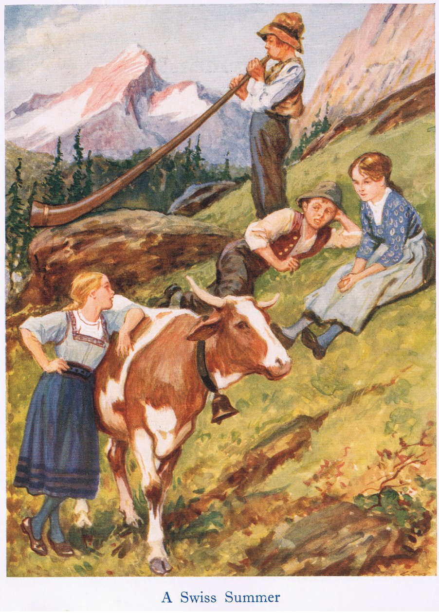 Švýcarské léto od Gordon Frederick Browne