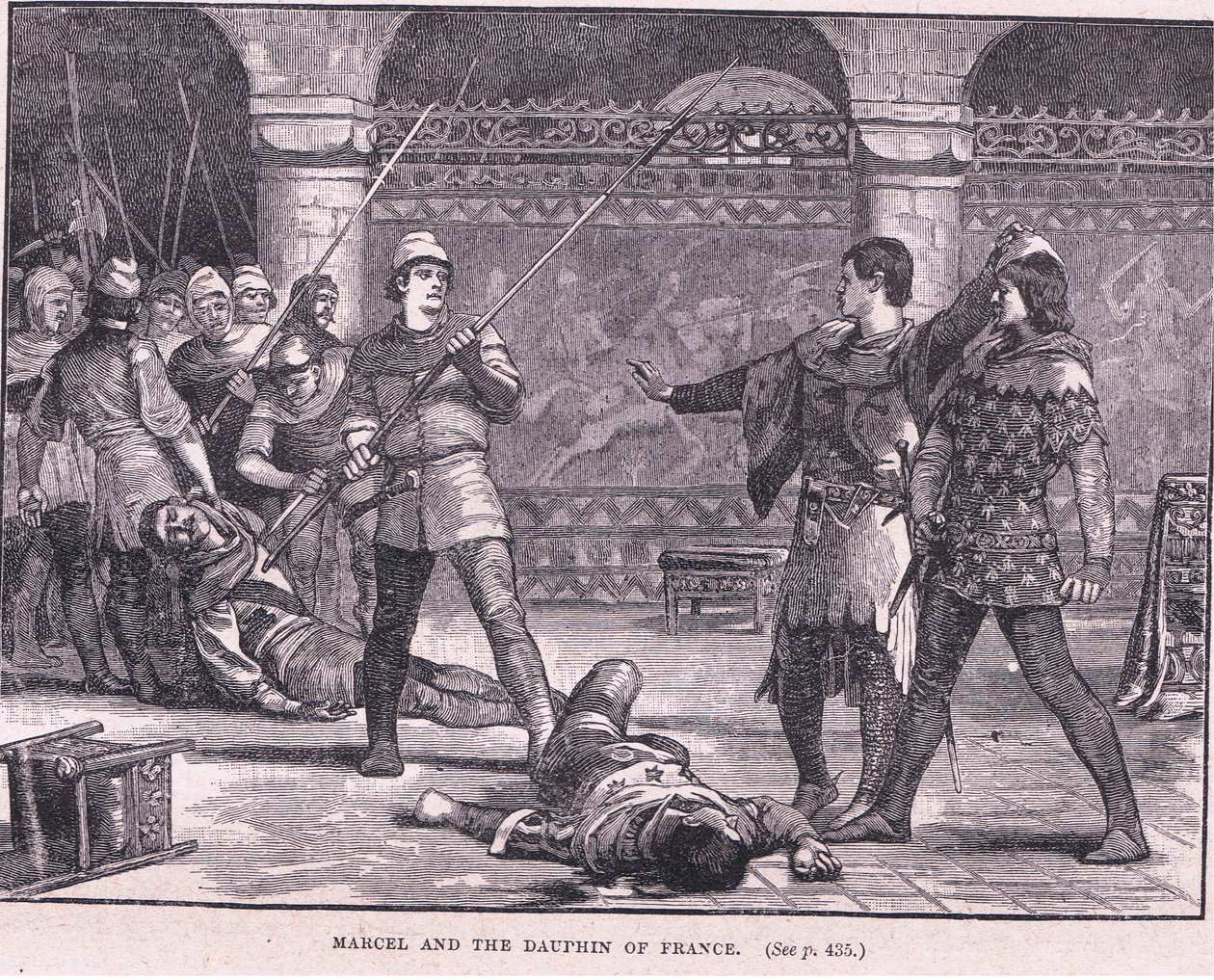 Marcel a dauphin z Francie 1358 od Gordon Frederick Browne