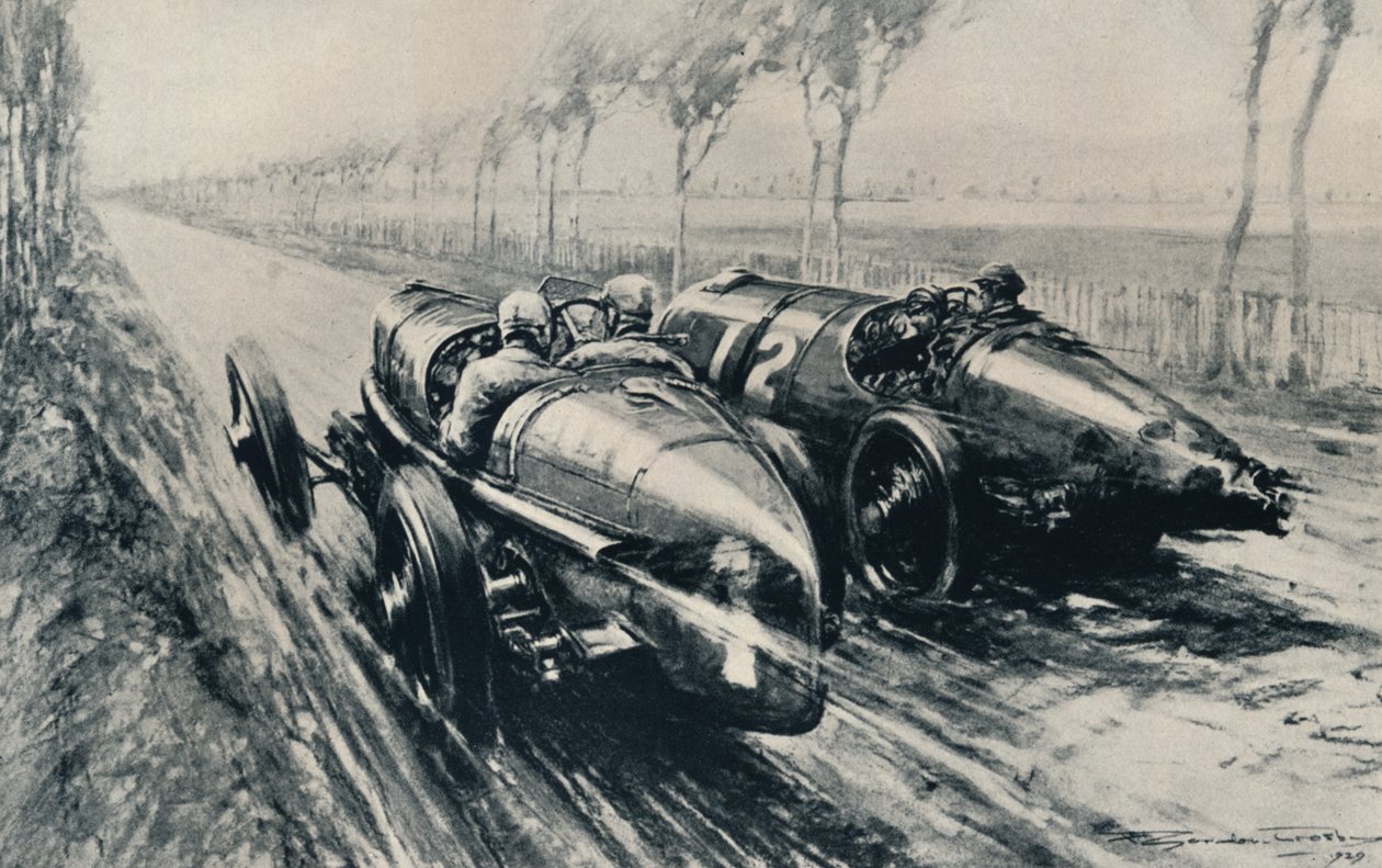 Závody na Grand Prix, Štrasburk 1922, 1937 od Gordon Crosby