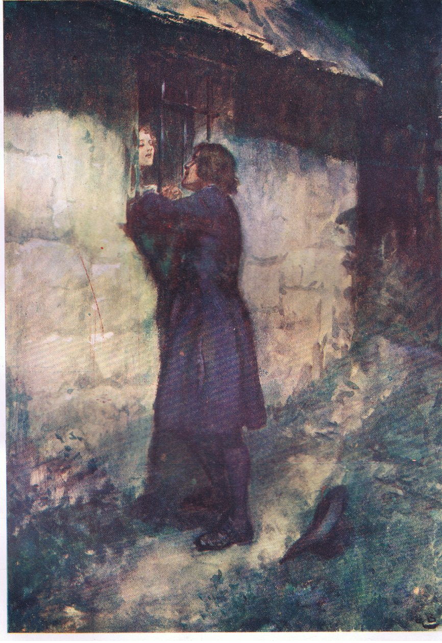 "Šílený jako březnový zajíc," řekl jsem z Lorna Doone pub.by W & R Chambers Ltd, 1921 od Gordon Frederick Browne