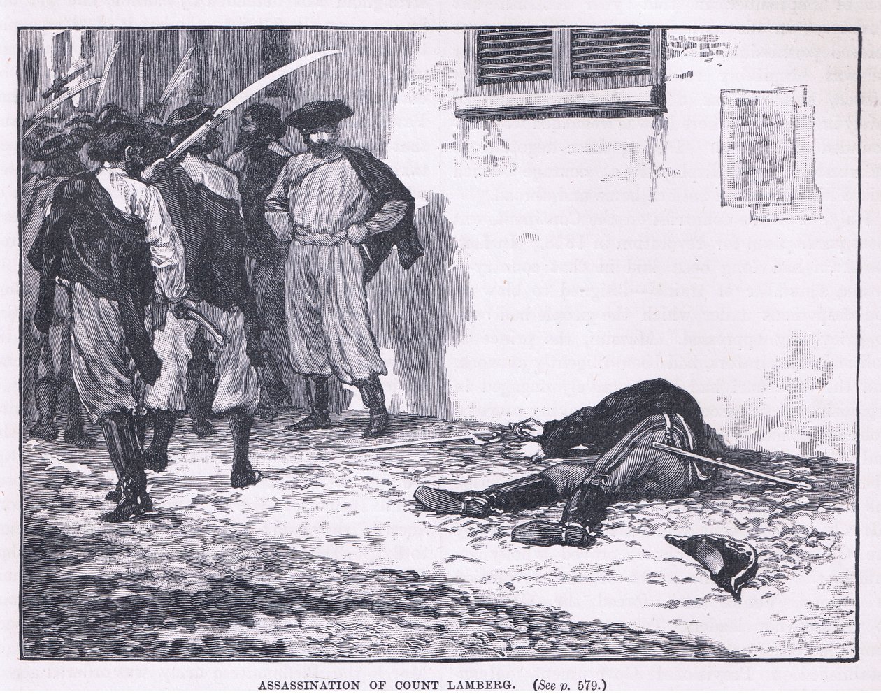 Atentát na hraběte Lamberga AD 1849 od Gordon Frederick Browne