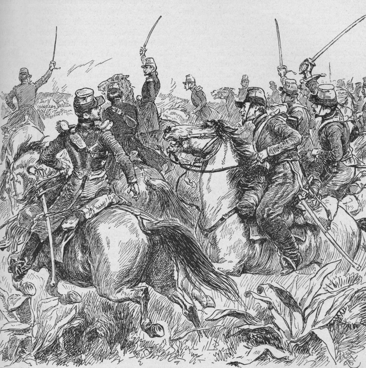 Zajato odvážným tahem Abd-El-Kadrs Smalah, 1902 od Gordon Frederick Browne