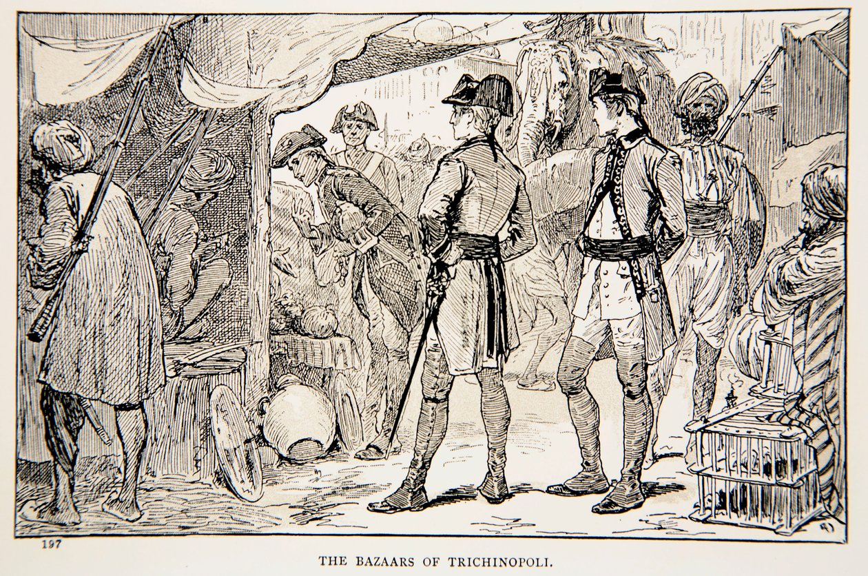 The Bazaars of Trichinopoli, ilustrace z 