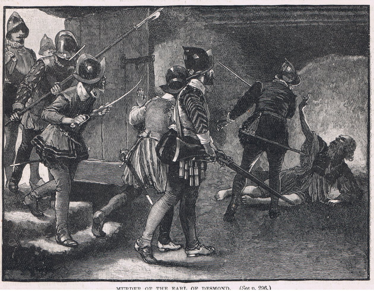 Vražda hraběte z Desmondu 1575 od Gordon Frederick Browne