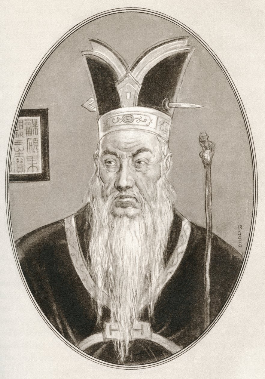 Konfucius, z Živé biografie náboženských vůdců od Gordon Ross