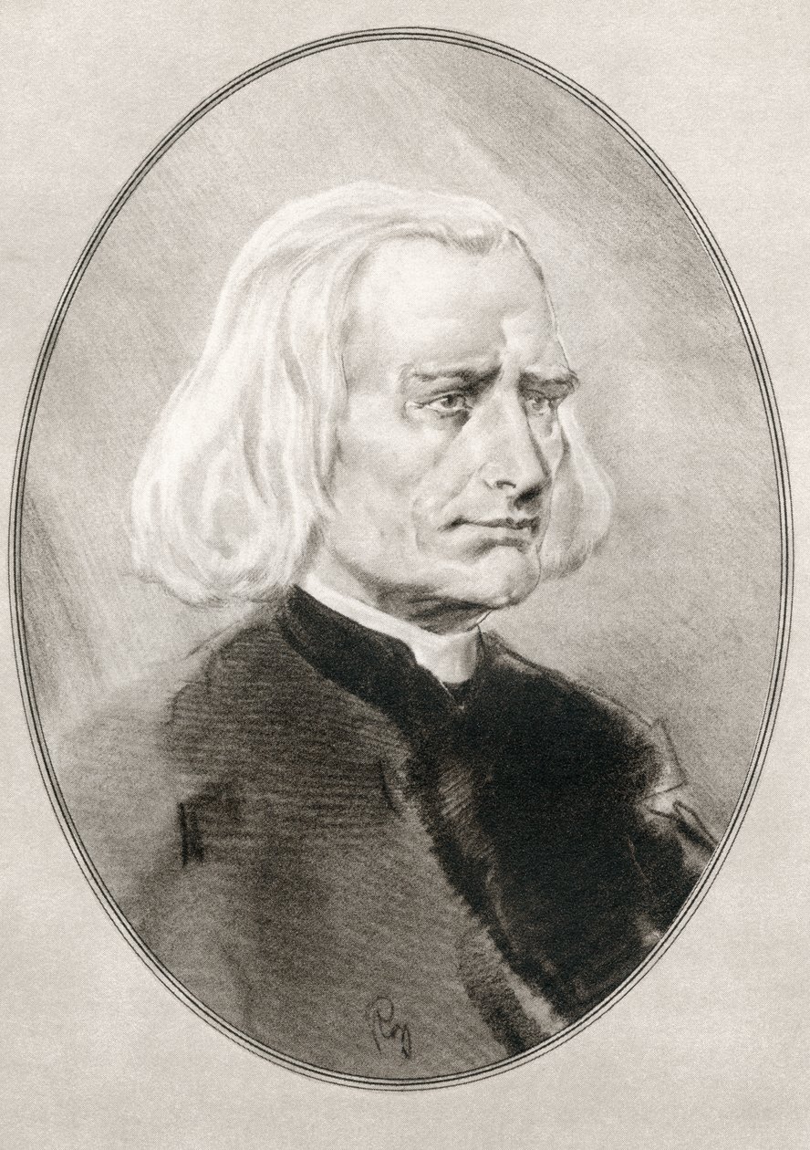 Franz Liszt, z Živé biografie velkých skladatelů od Gordon Ross