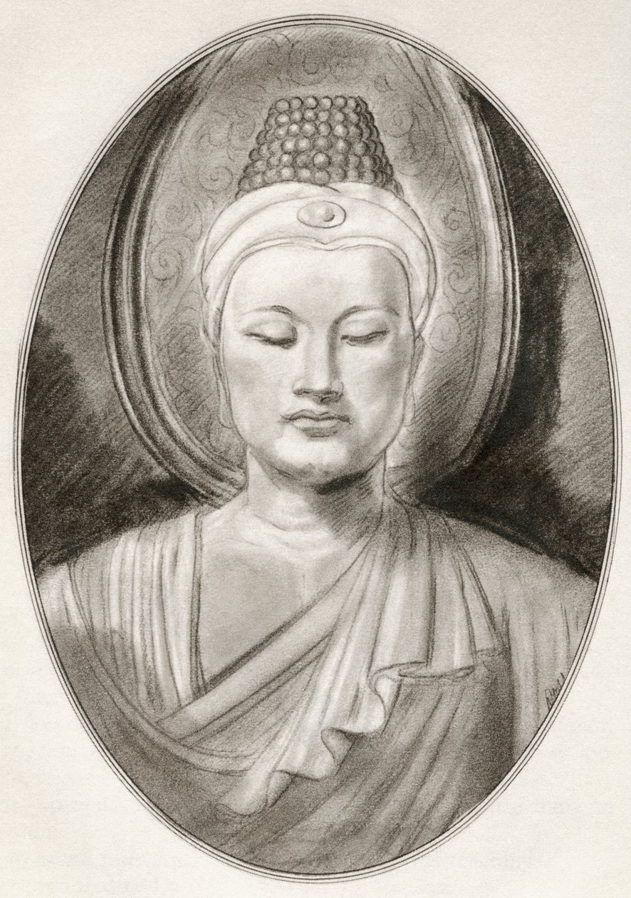 Gautama Buddha, aka Siddhartha Gautama, z Živých biografií náboženských vůdců od Gordon Ross