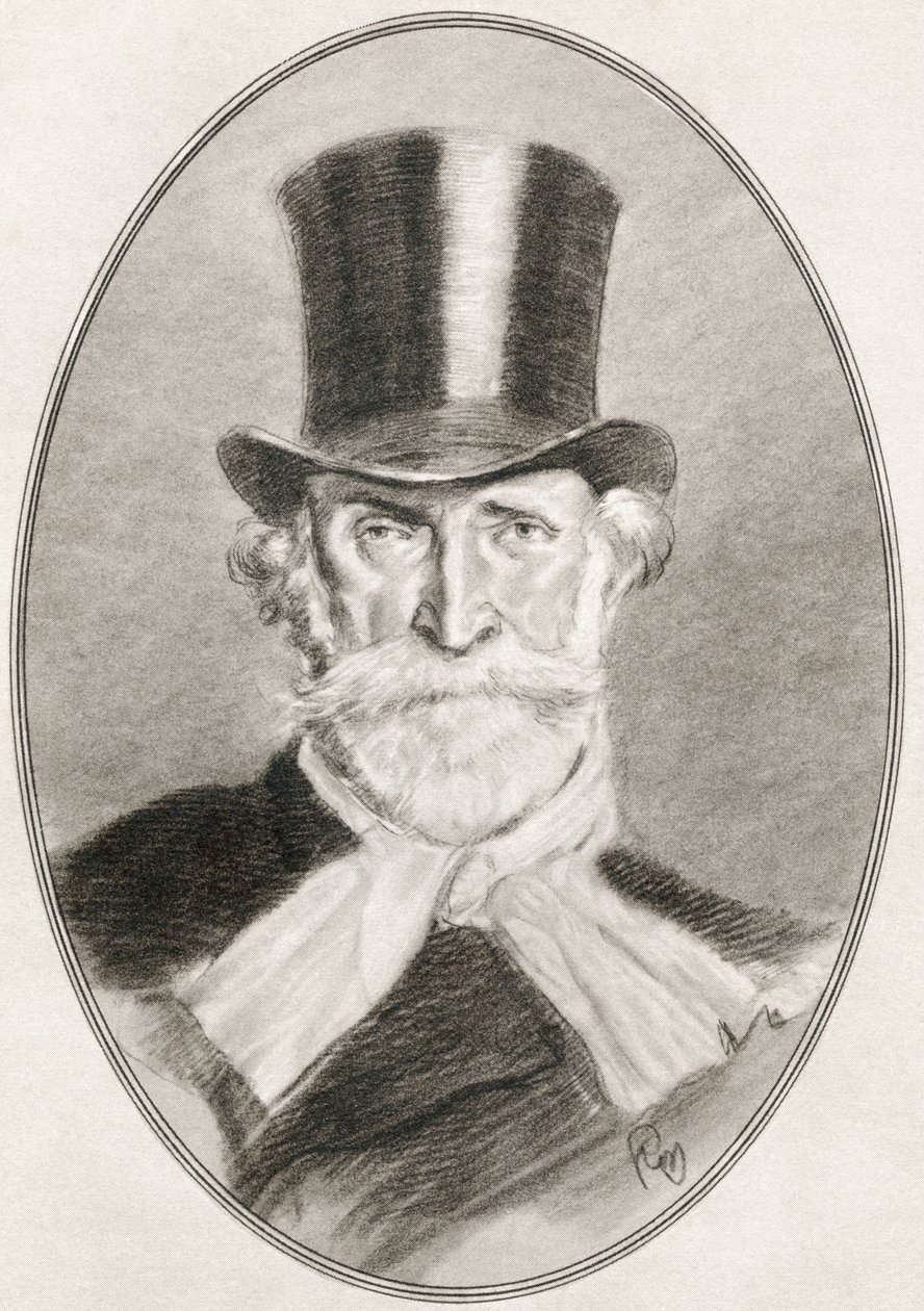 Giuseppe Fortunino Francesco Verdi, z Živé biografie velkých skladatelů od Gordon Ross