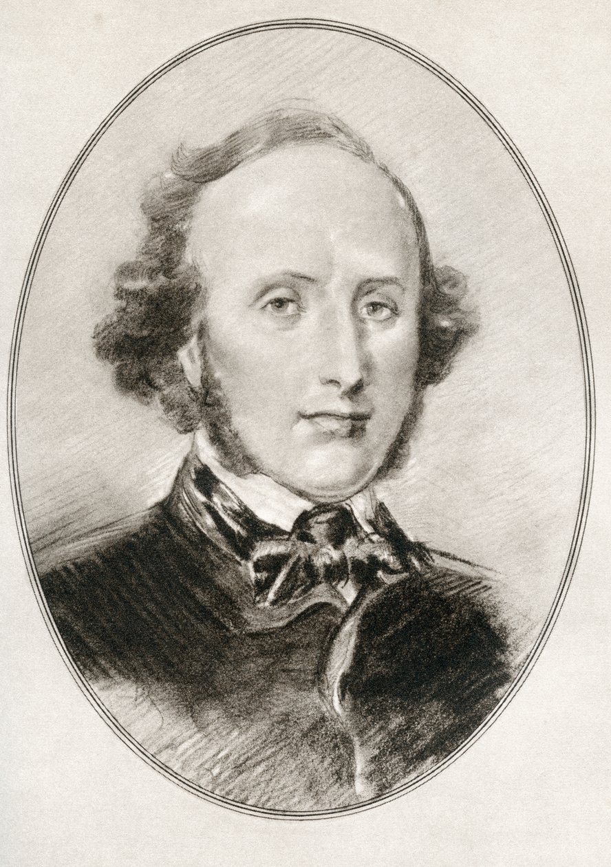 Jakob Ludwig Felix Mendelssohn Bartholdy, z Živé biografie velkých skladatelů od Gordon Ross