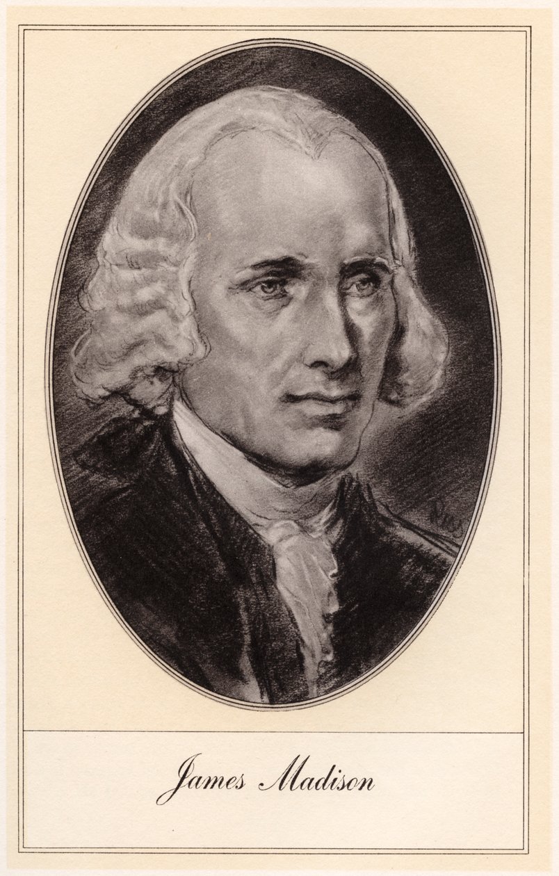 James Madison, čtvrtý prezident Spojených států, počátek 20. století. od Gordon Ross