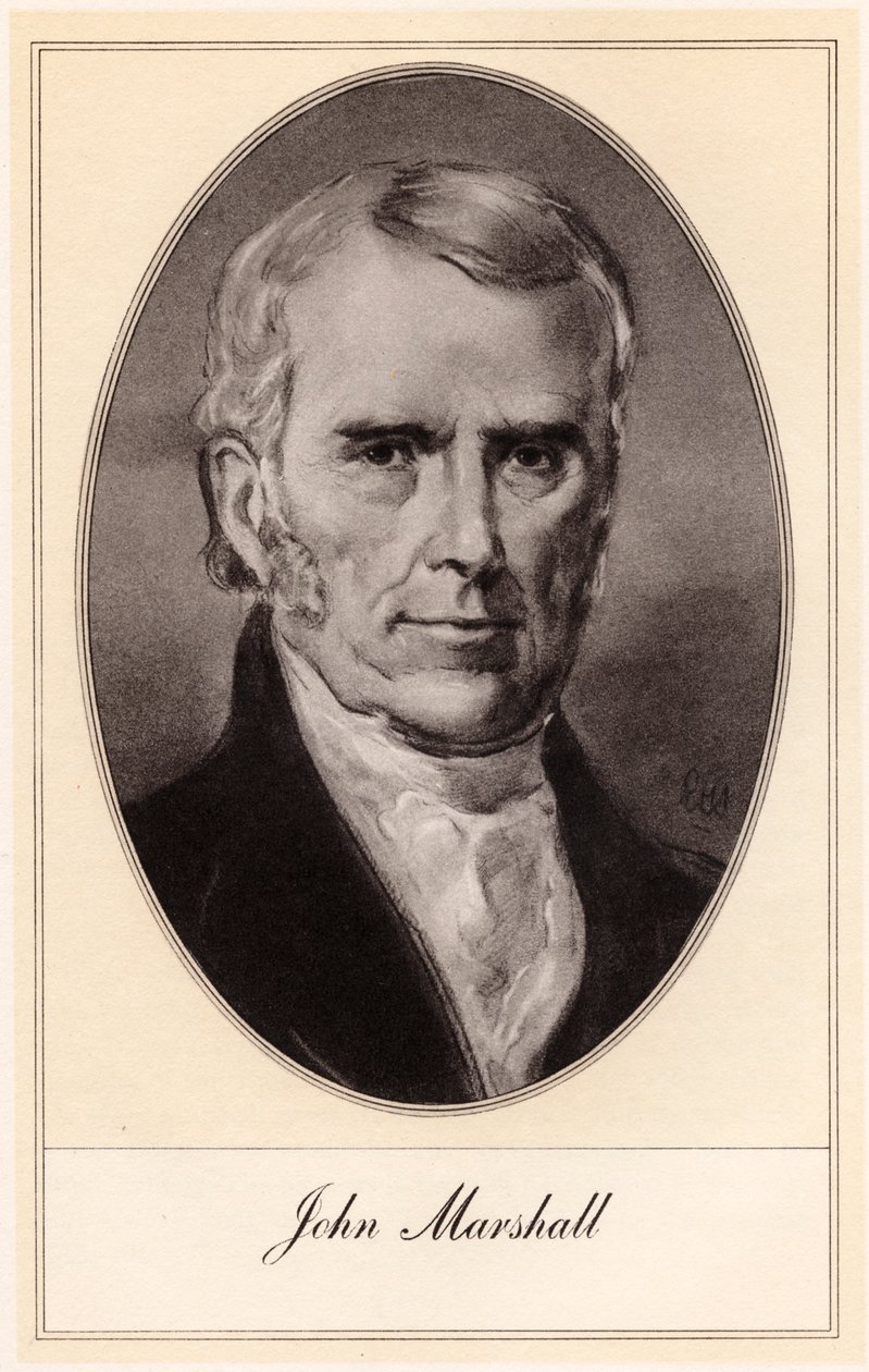 John Marshall , americký státník a právník, počátek 20. století. od Gordon Ross