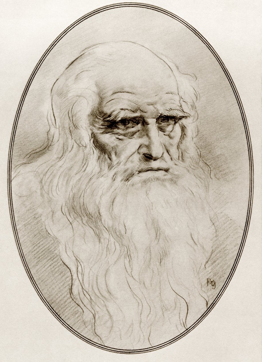 Leonardo di ser Piero da Vinci, z Živé biografie velkých malířů od Gordon Ross