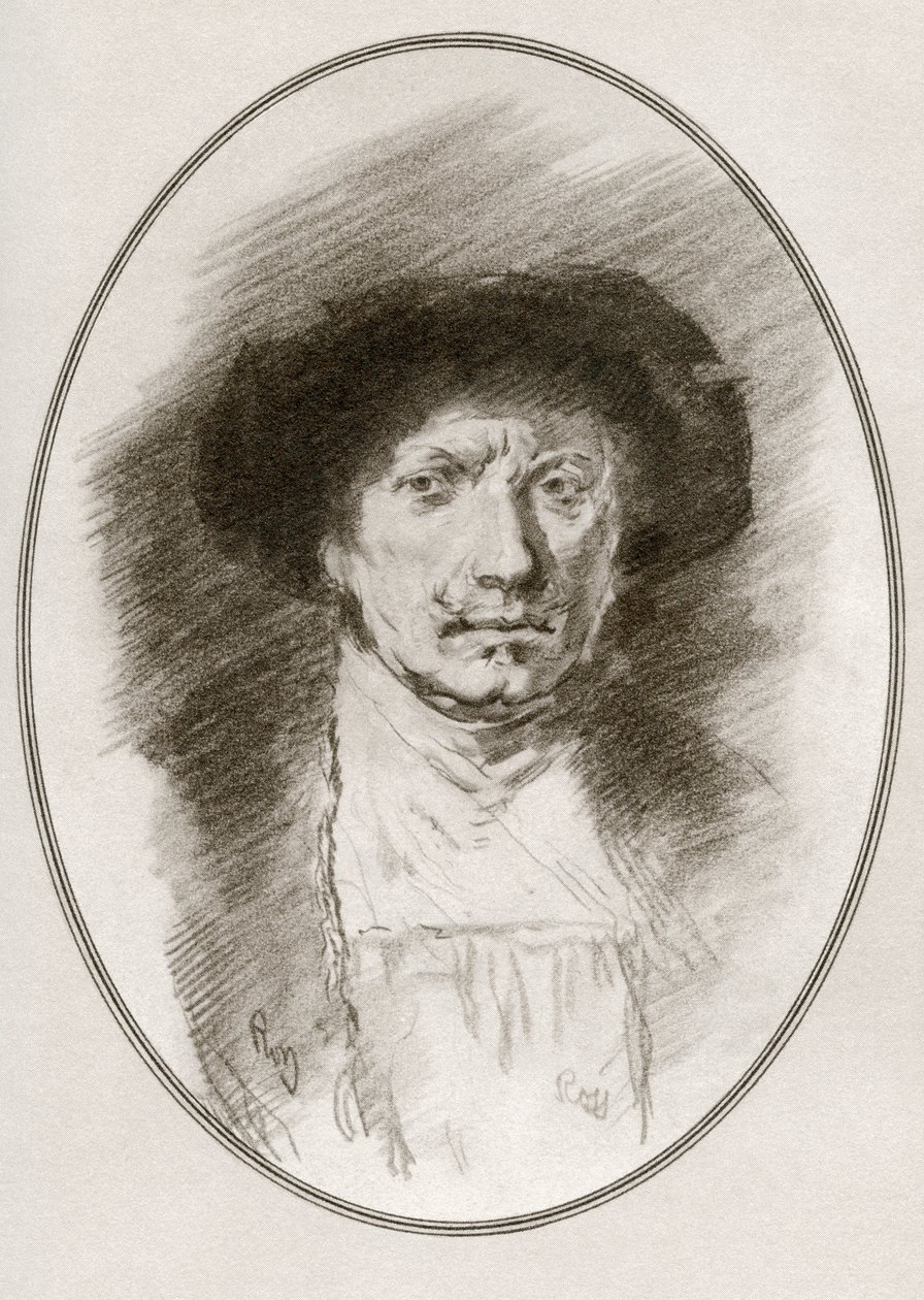 Rembrandt Harmenszoon van Rijn z Živé biografie velkých malířů od Gordon Ross