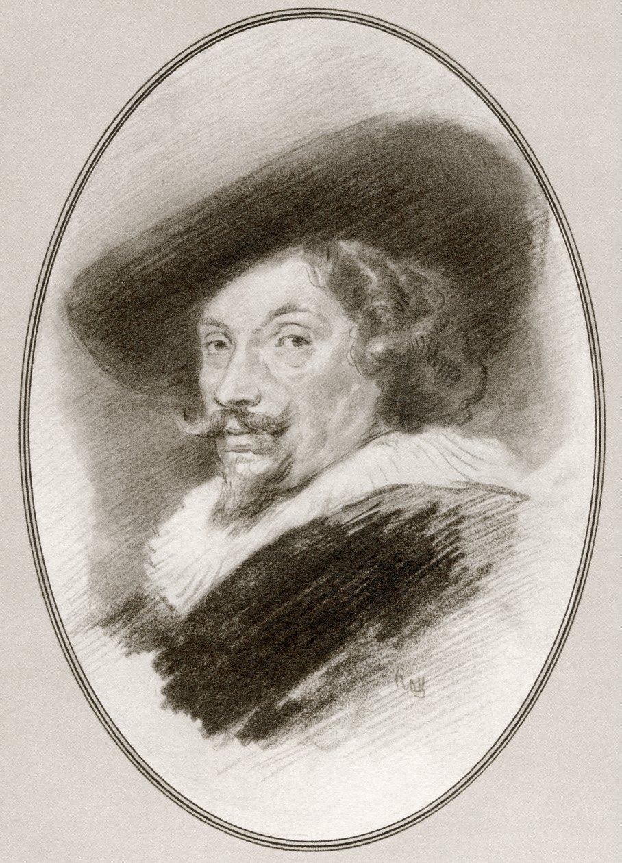 Sir Peter Paul Rubens, z Živé biografie velkých malířů od Gordon Ross
