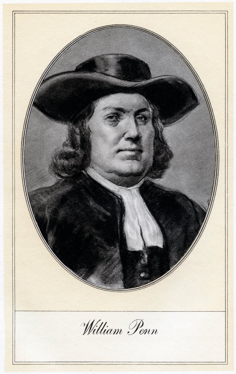 William Penn, zakladatel Pensylvánie, počátek 20. století. od Gordon Ross