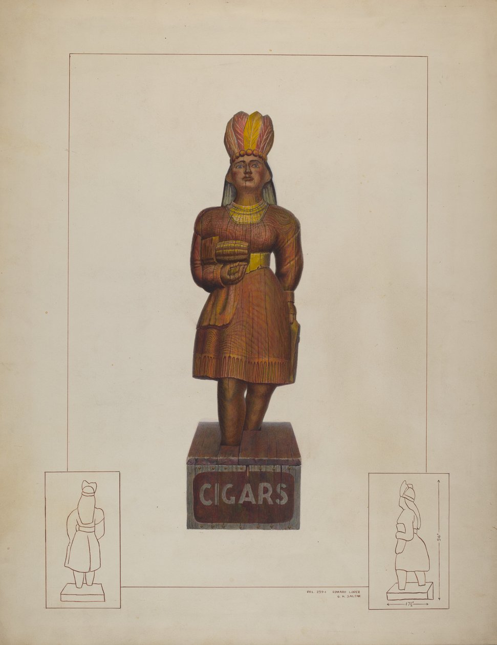 Indická prodejna doutníků od Gordon Saltar and Edward L. Loper