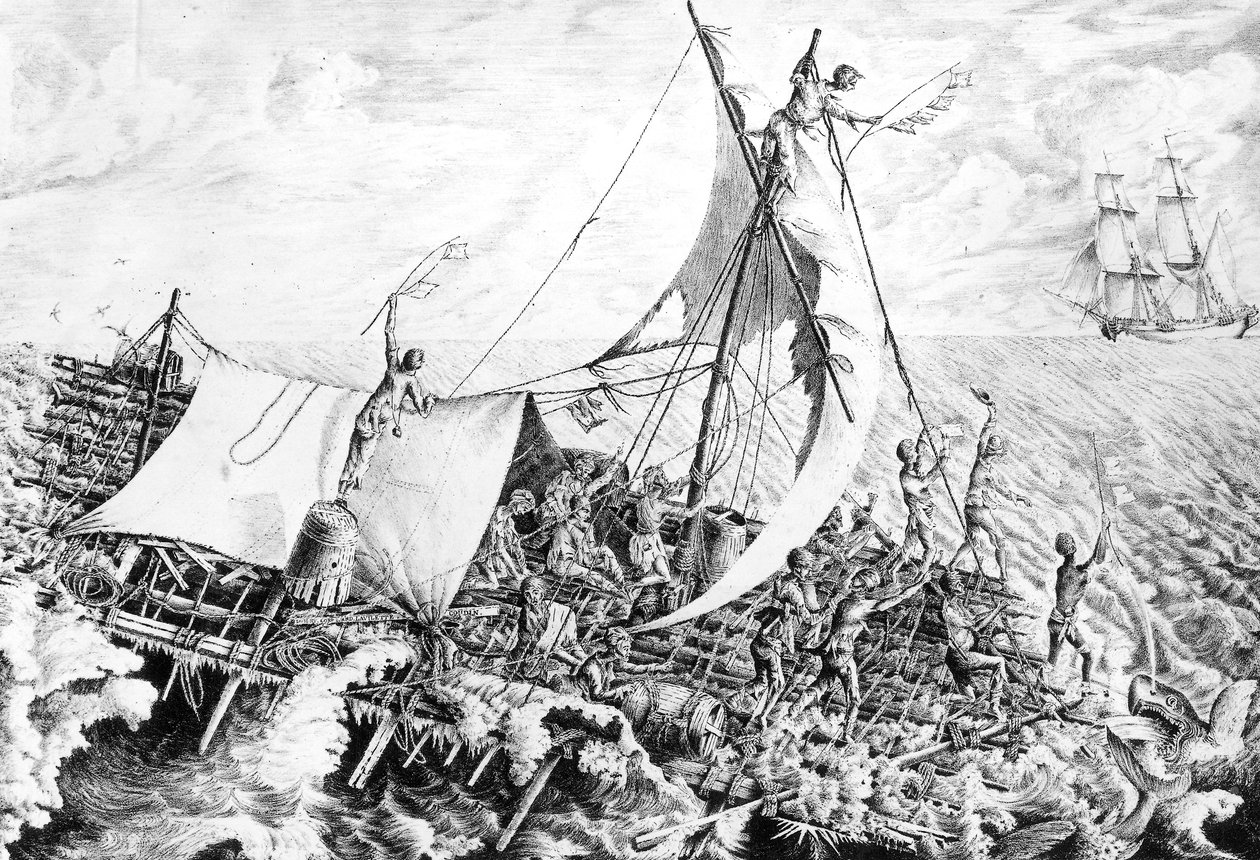 Vor Medúzy 15. července od Gottfried or Godefroy Engelmann