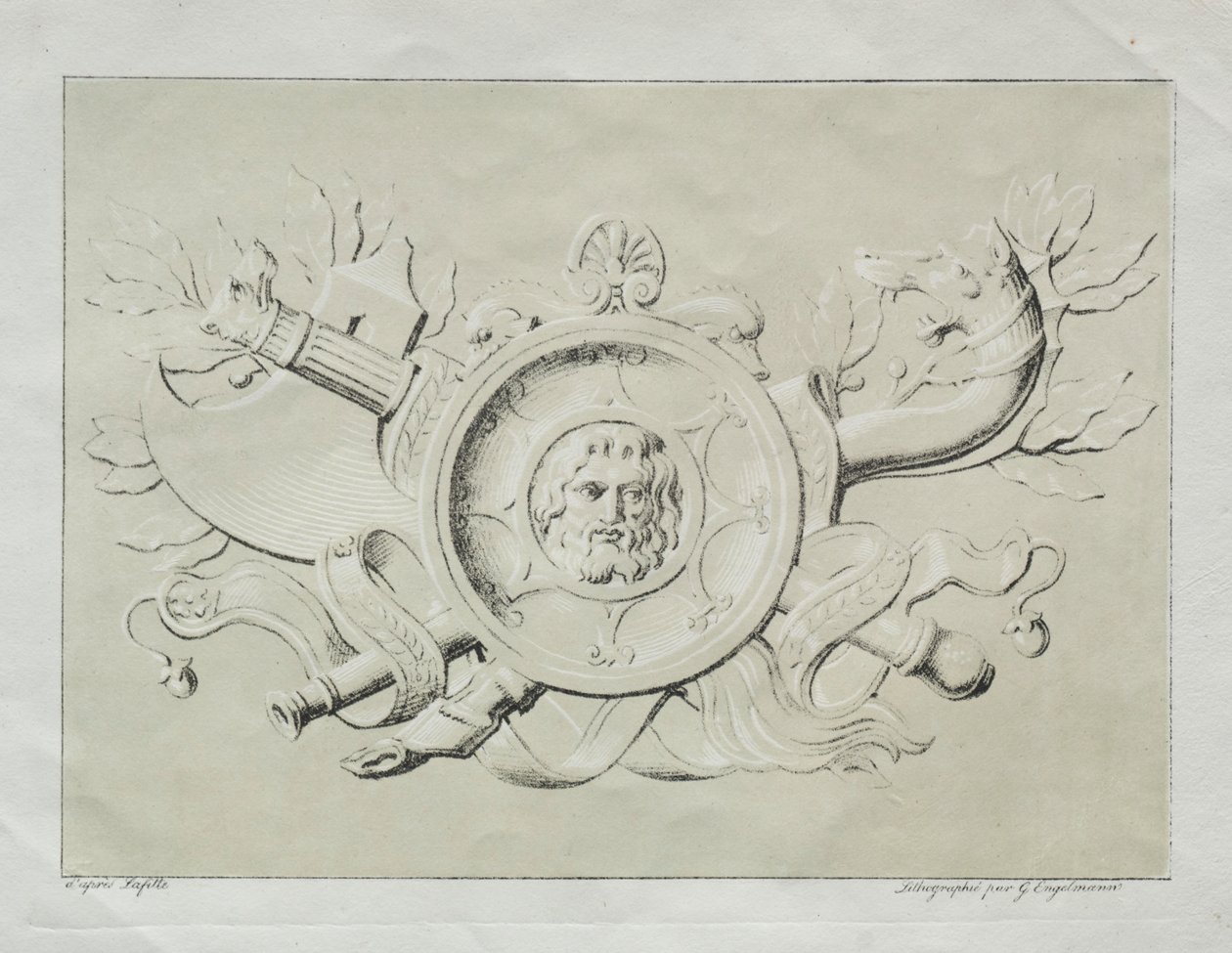 Sbírka litografických esejů: Trofej, c. 1816. od Gottfried or Godefroy Engelmann