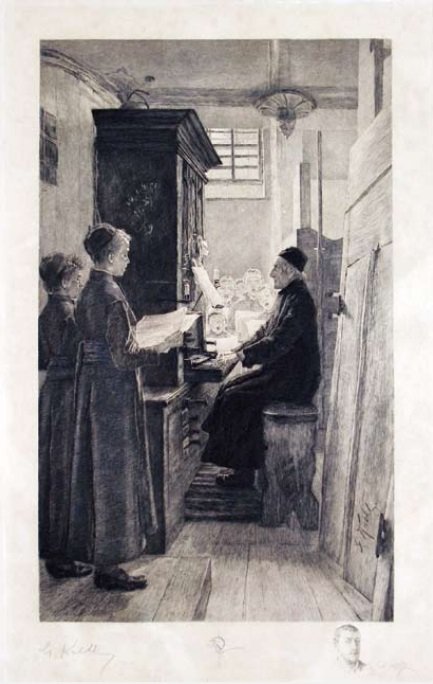 Kostelní sbor od Gotthardt Johann Kuehl