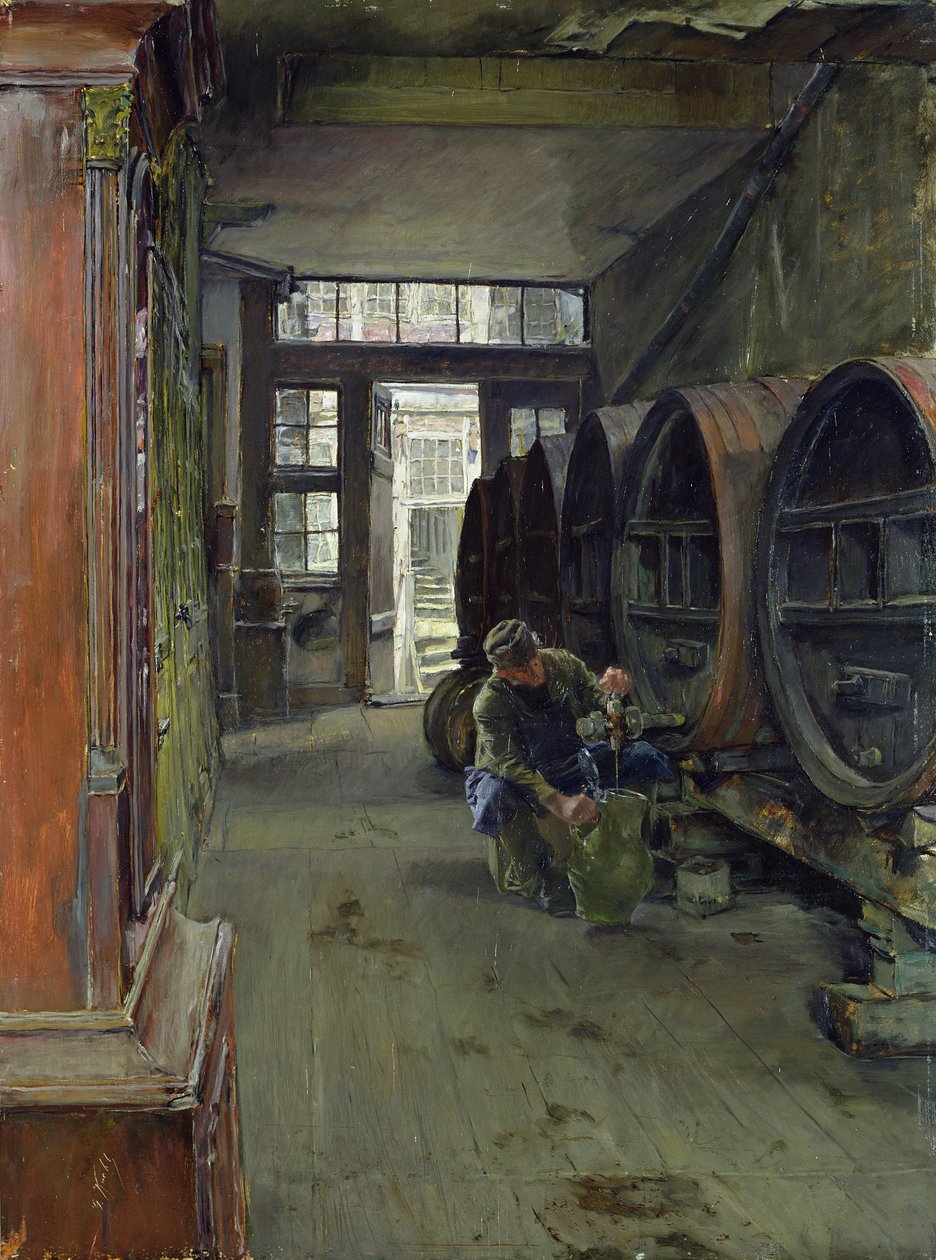 V továrně na ocet v Hamburku, 1891 od Gotthardt Johann Kuehl