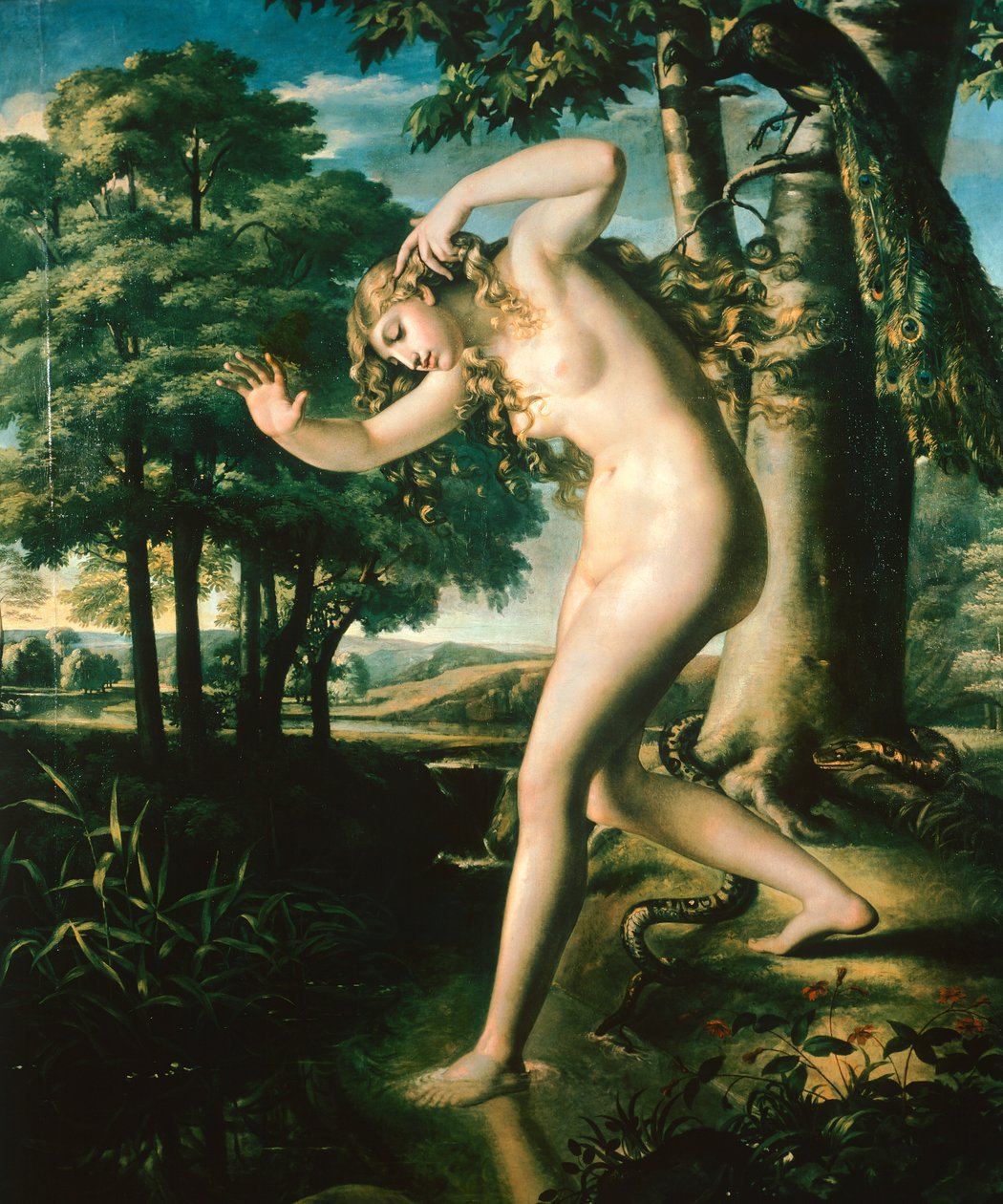Eva od Christiana Gottlieba Schicka (1776-1812) od Gottlieb Schick