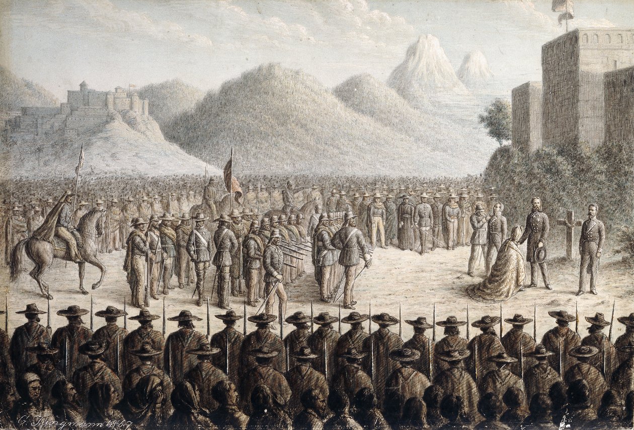 Poprava císaře Maxmiliána, 1867 od Gottlob Jungman