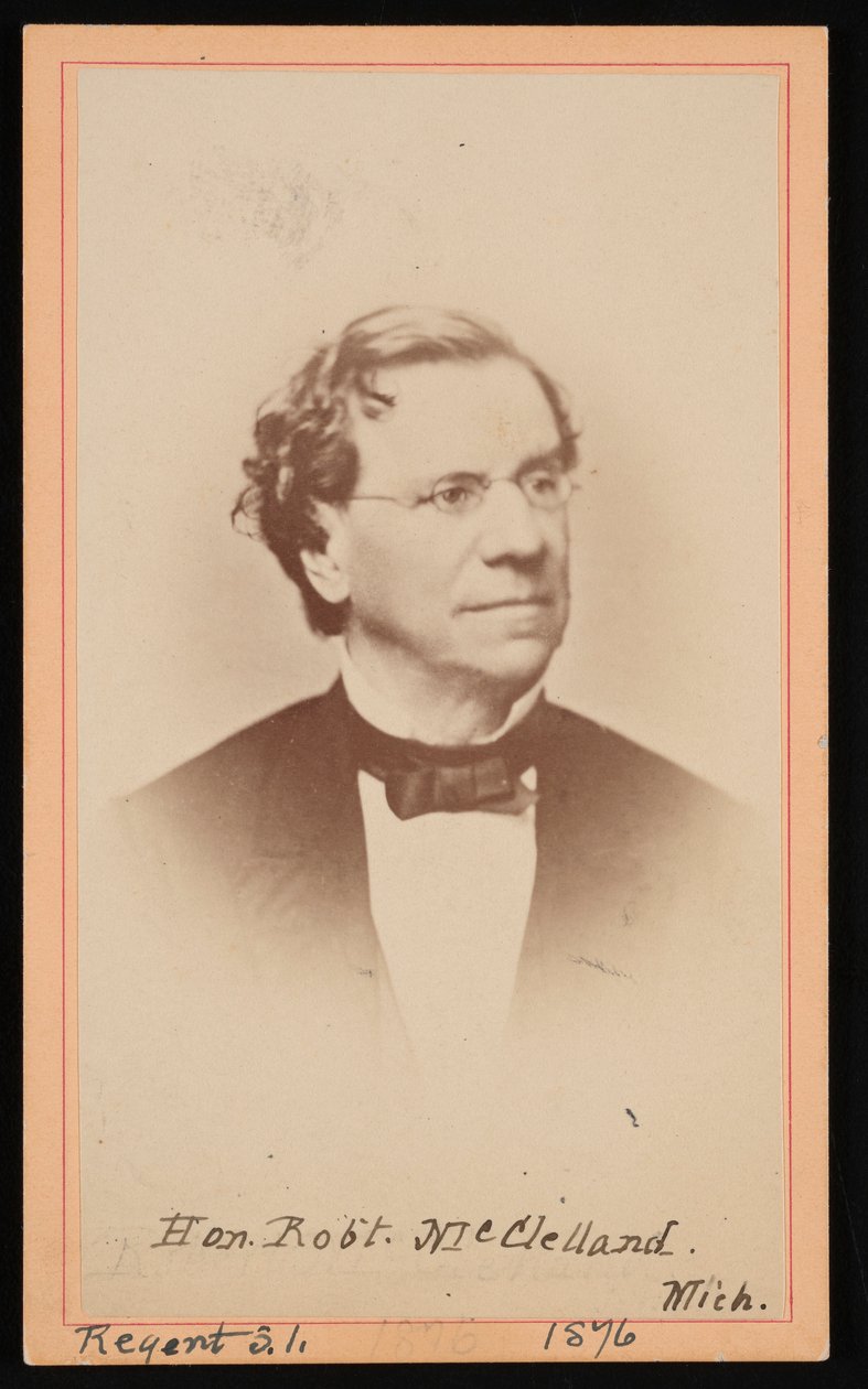 Portrét Roberta McClellanda 1807-1880, 1876. od Gottschalk Grelling