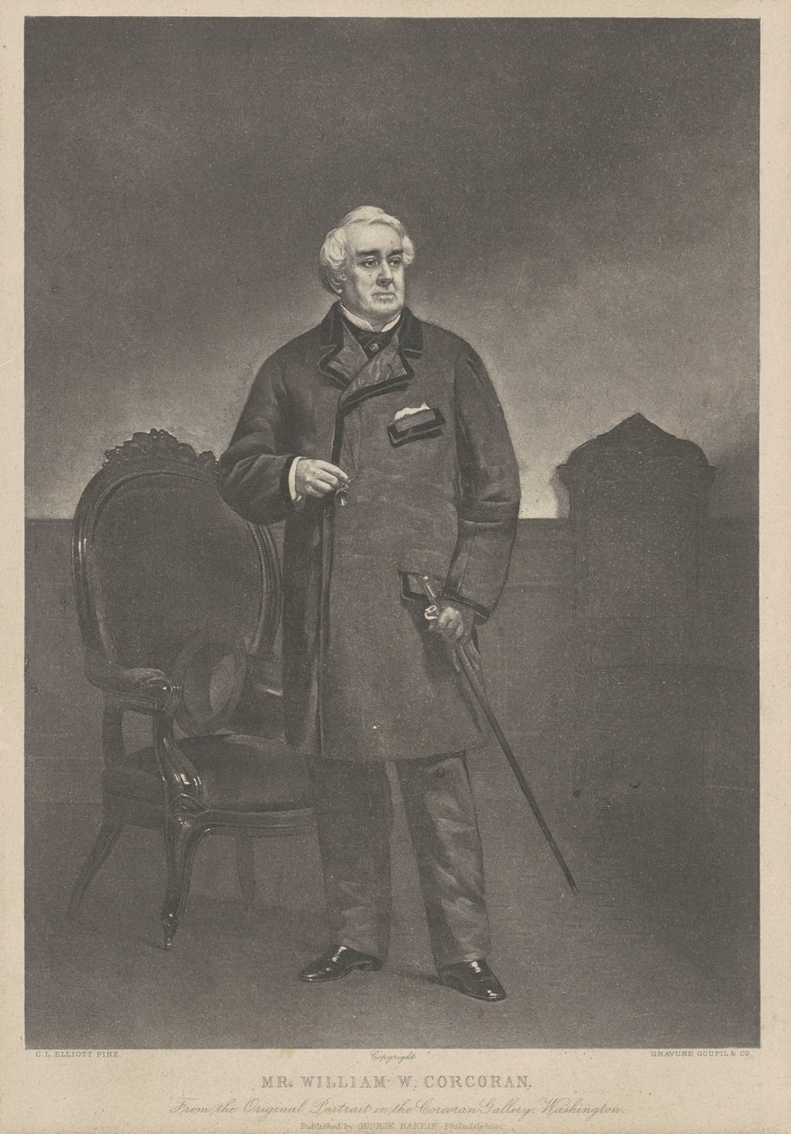 pan William W. Corcoran od Goupil and Company, after Charles Loring Elliott