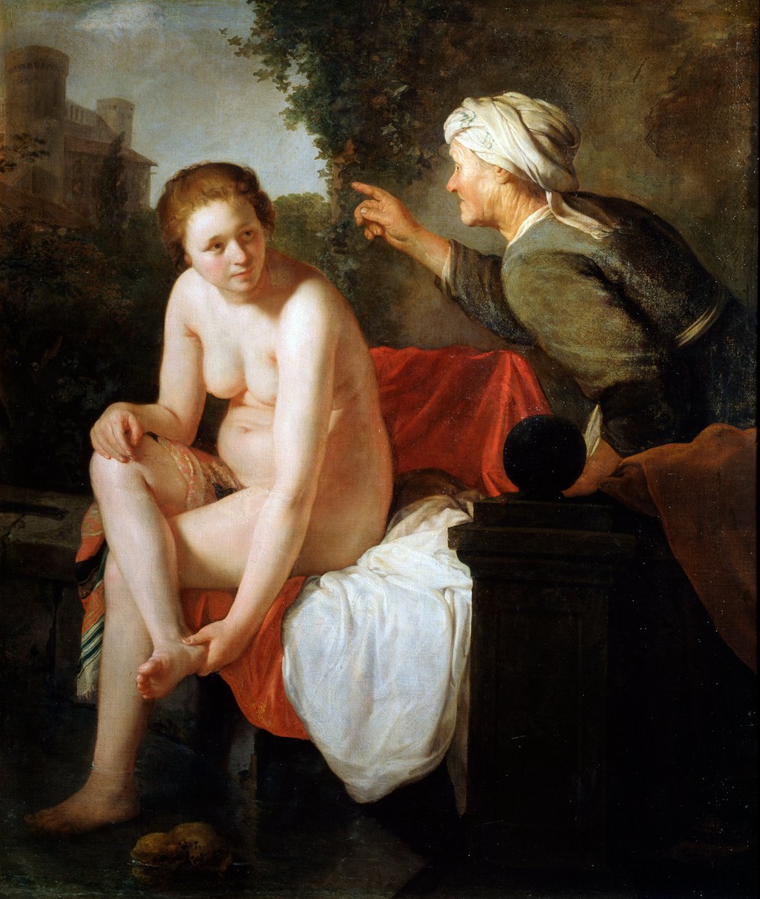 Koupání Bathsheba, 17. století od Govaert Flinck