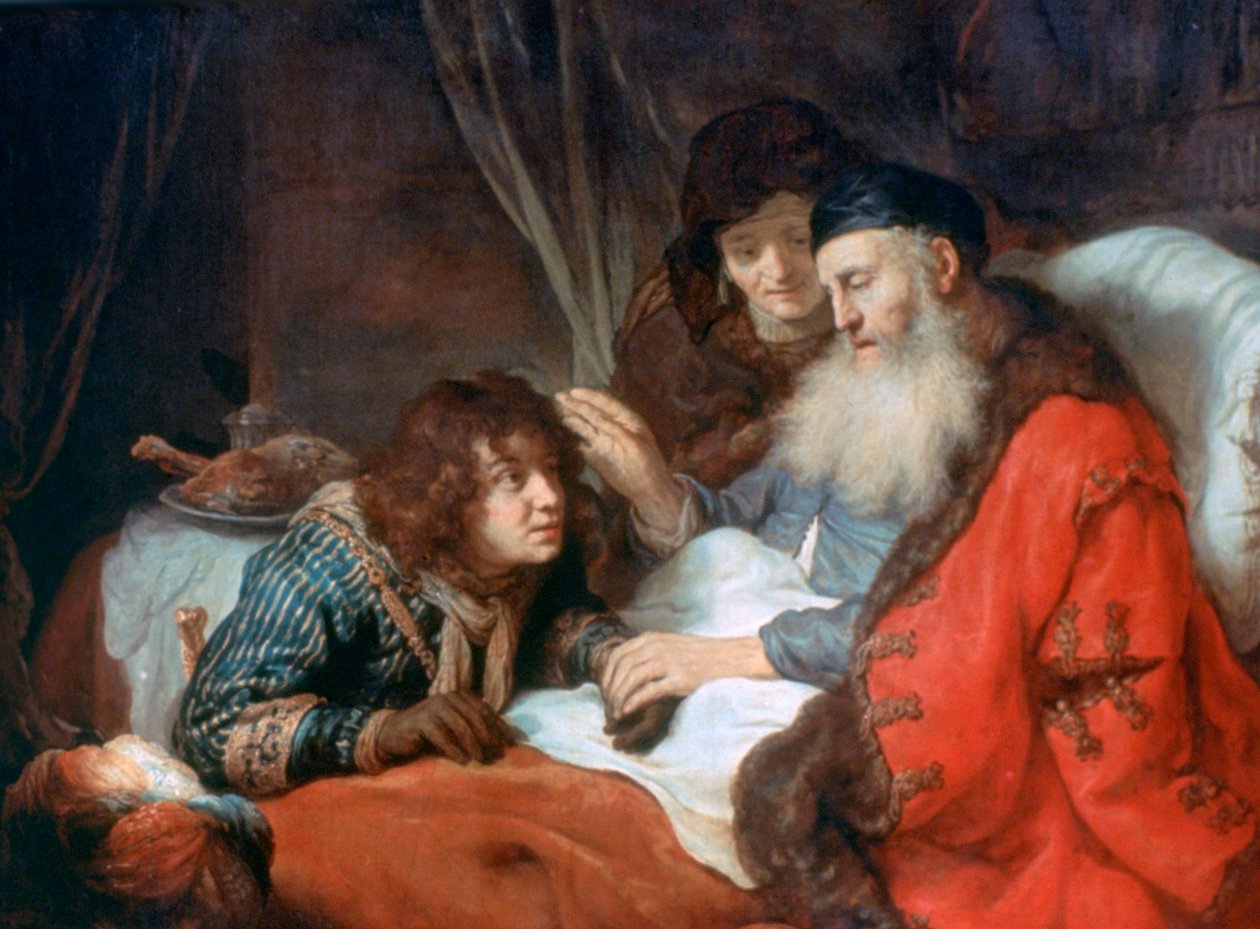 Isaac Blessing Jacob, 1638 od Govaert Flinck