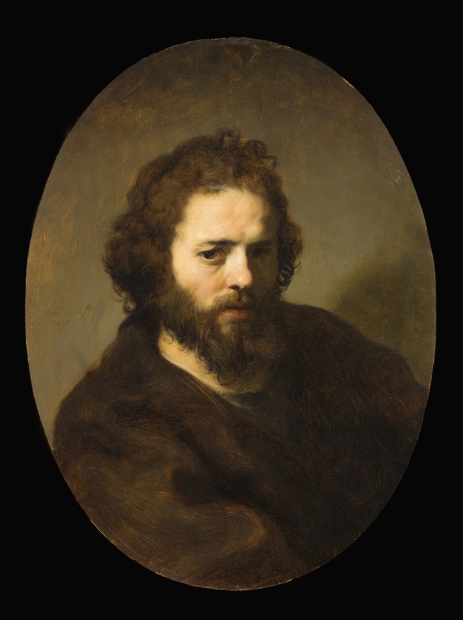 Portrét vousatého muže od Govaert Flinck